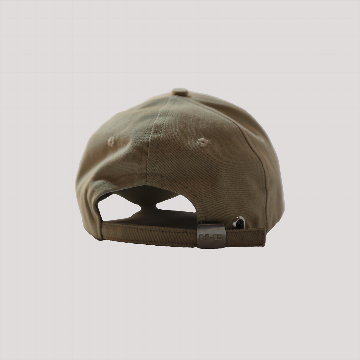 Khaki Embroidered Baseball Cap