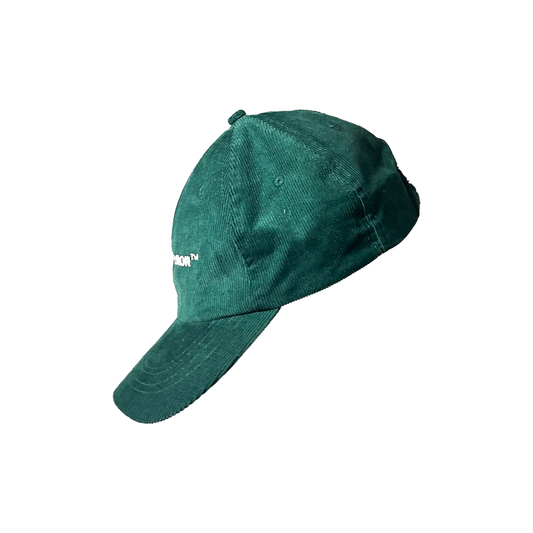 Green Corduroy Baseball Cap