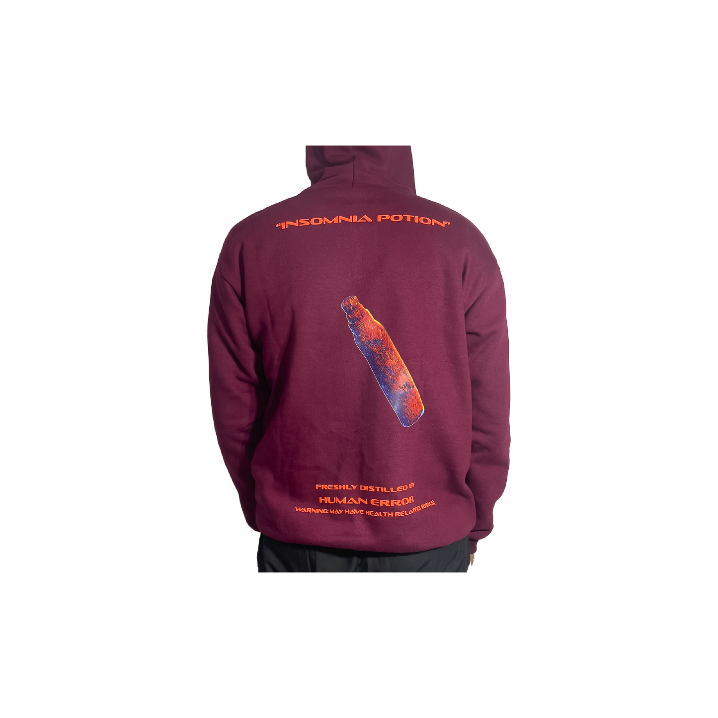 Maroon "Insomnia" Hoodie