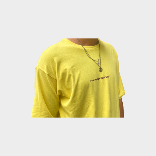 Yellow Ruined Logo T-Shirt