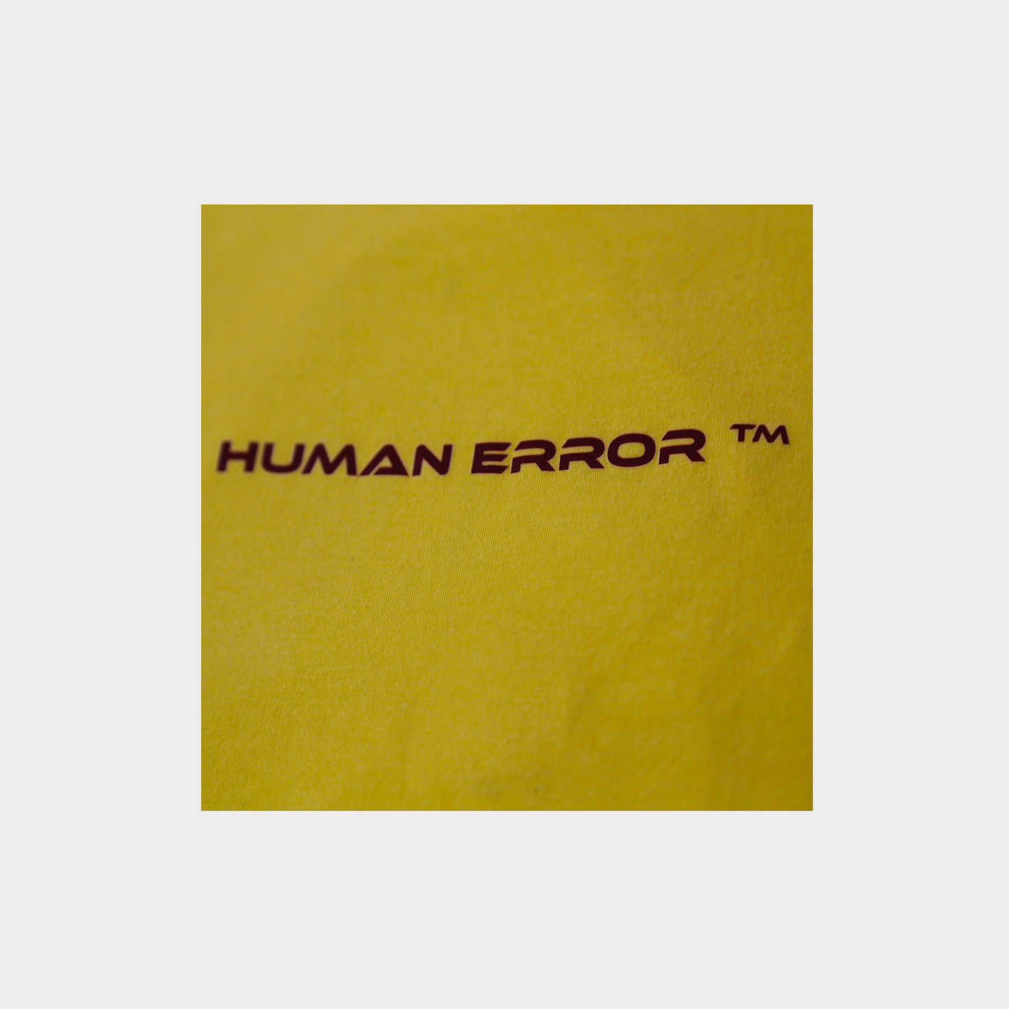 Yellow Ruined Logo T-Shirt